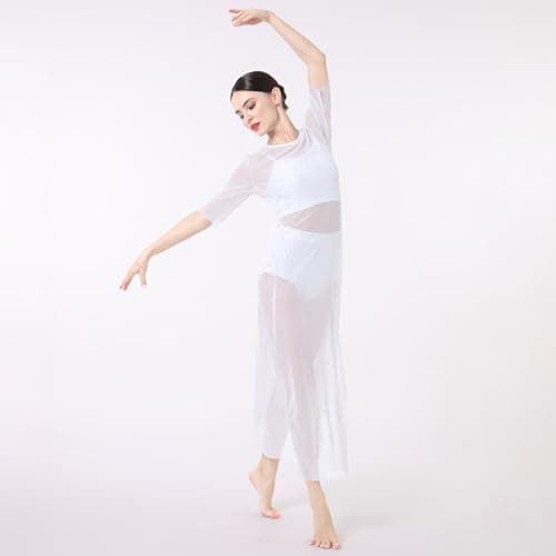 ODASDO 3pcs Women's Lyrical Dance Outfit