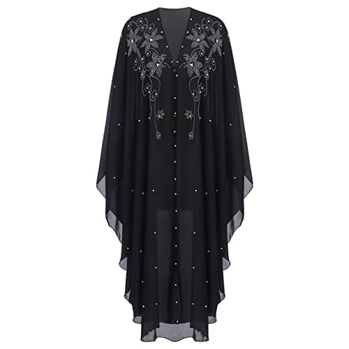 Women's Loose Batwing Sleeve Maxi Dress
