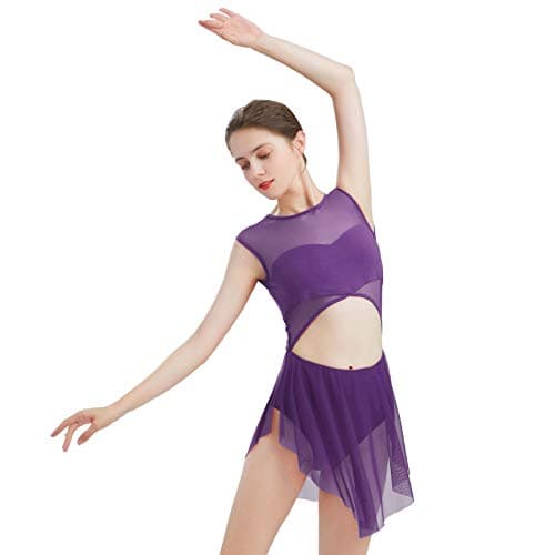 Contemporary Lyrical Dance Bodysuit for Women