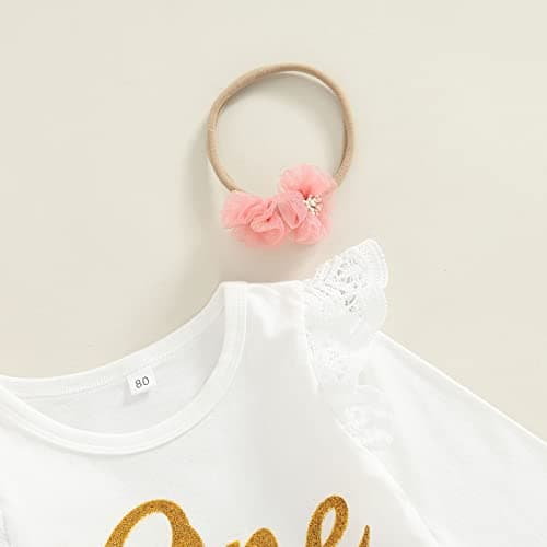 Biayxms Baby Girl First Birthday Outfit with Tutu Skirts and Headband
