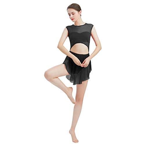 Contemporary Lyrical Dance Bodysuit for Women