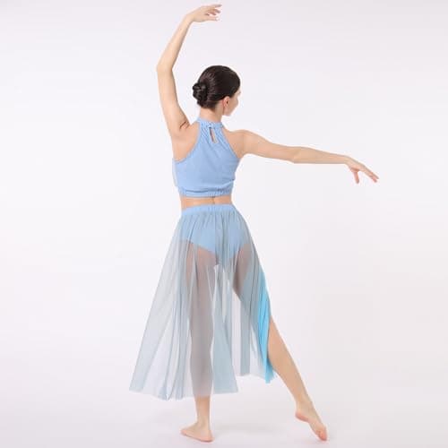 ODASDO Women's Color Block Contemporary Dance Set