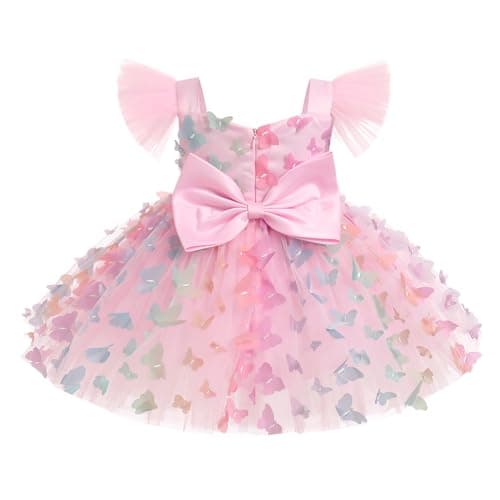 Butterfly Dress for Baby Girls - Formal Pageant Wedding