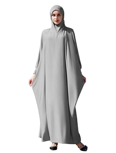 ODASDO Abaya Dress with Hijab for Women