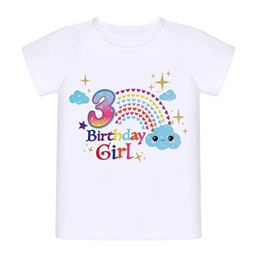 ODASDO Boho Rainbow Birthday Tutu Outfit for Baby Girl Toddler