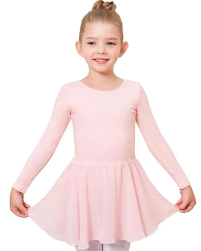 Stelle Long Sleeve Ballet Leotards with Skirt for Girls (Toddler/Big Kid)