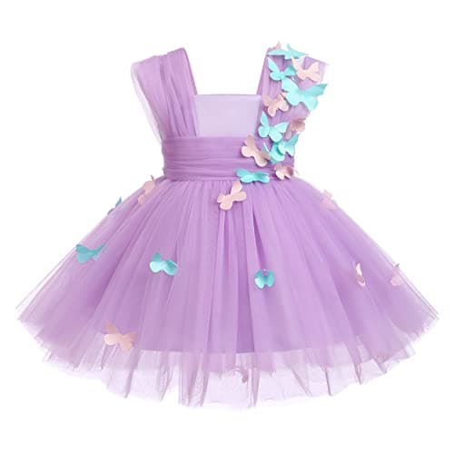 ODASDO Butterfly Dress for Baby Toddler Kids