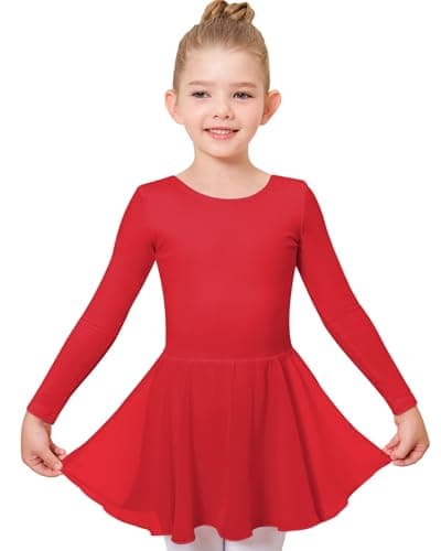 Stelle Long Sleeve Ballet Leotards with Skirt for Girls (Toddler/Big Kid)