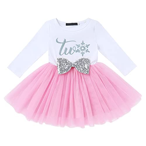 ODASDO Baby Girls Toddler Kids Birthday Party Dresses
