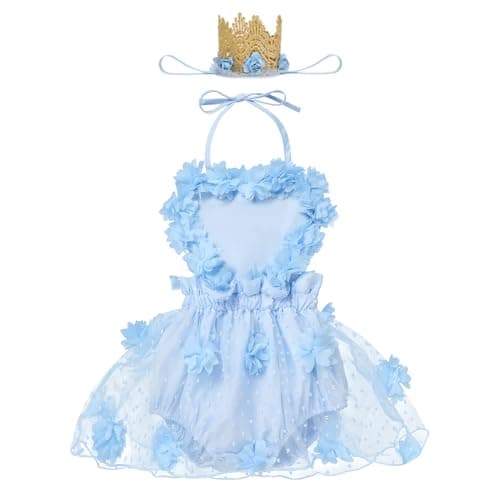 Baby Girl's First Birthday Cake Smash Outfit