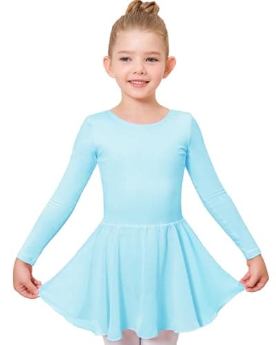 Stelle Long Sleeve Ballet Leotards with Skirt for Girls (Toddler/Big Kid)