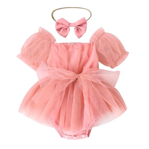 Newborn Princess Tulle Tutu First Birthday Outfit
