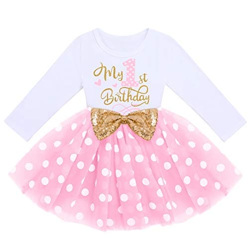 Refined Title: ODASDO Baby Girls Toddlers Birthday Tutu Dress Set