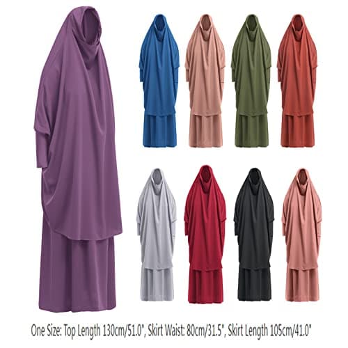 Women Muslim Prayer Dress Set