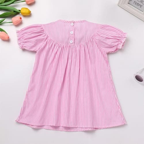 Toddler Girls' Smocked Embroidered A-line Dress