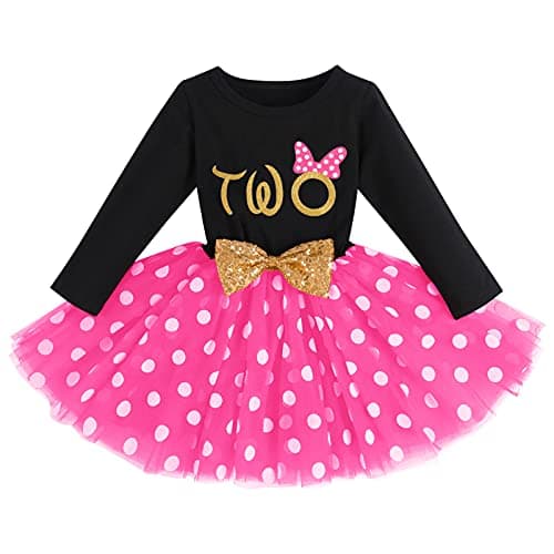 ODASDO Baby Girls Toddler Kids Birthday Party Dresses