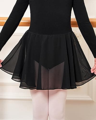 Stelle Long Sleeve Ballet Leotards with Skirt for Girls (Toddler/Big Kid)