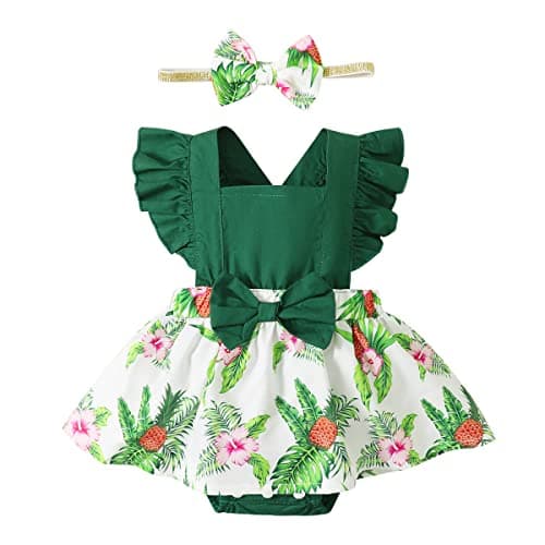 Baby Girl Flower Petal Rainbow Tutu Princess Dress