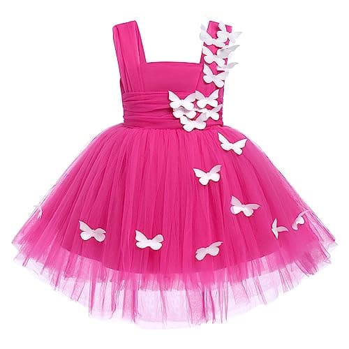 ODASDO Butterfly Dress for Baby Toddler Kids