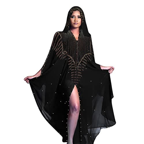 Women's Loose Batwing Sleeve Maxi Dress
