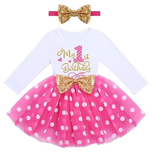 Refined Title: ODASDO Baby Girls Toddlers Birthday Tutu Dress Set