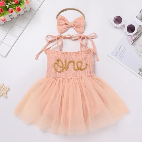 Newborn Baby Girl First Birthday Photo Shoot Outfit