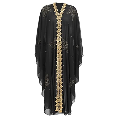 Women's Loose Batwing Sleeve Maxi Dress