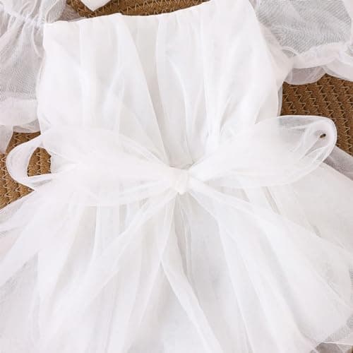 ODASDO Newborn Princess Tulle Tutu Romper Bodysuit