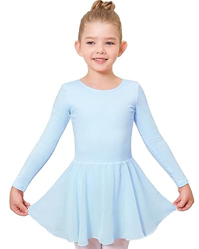 Stelle Long Sleeve Ballet Leotards with Skirt for Girls (Toddler/Big Kid)
