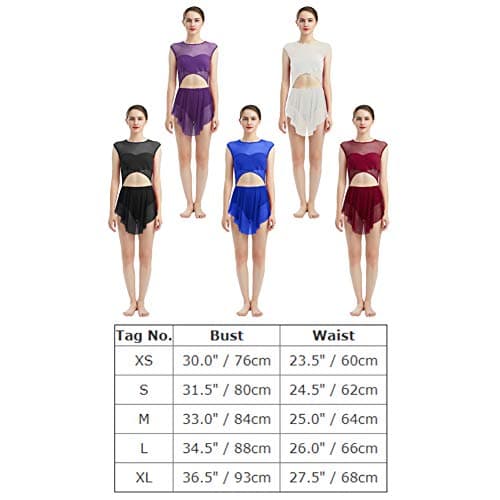 Contemporary Lyrical Dance Bodysuit for Women