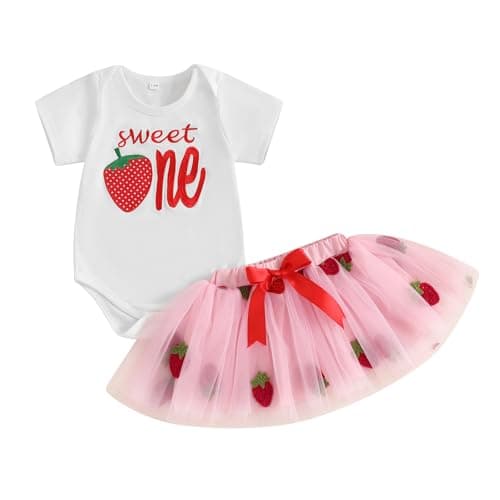 Biayxms Baby Girl First Birthday Outfit with Tutu Skirts and Headband