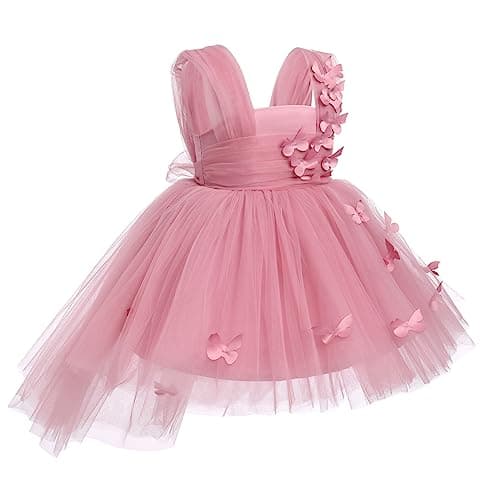 ODASDO Butterfly Dress for Baby Toddler Kids