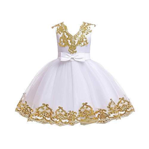 Sequin Bowknot Tutu Princess Dress for Kids