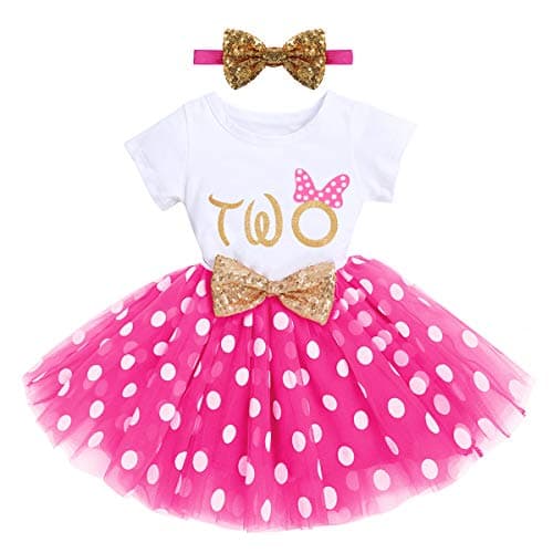 Baby Girl 1st/2nd Birthday Dress & Headband Set