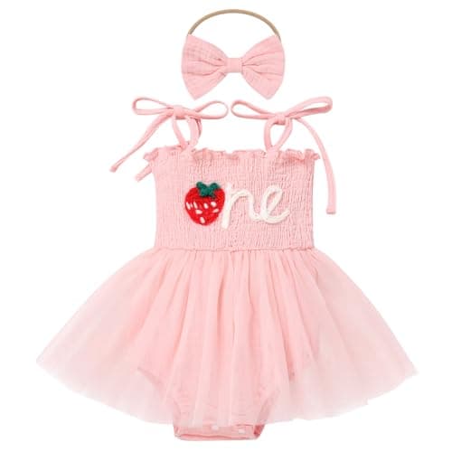 Newborn Baby Girl First Birthday Photo Shoot Outfit