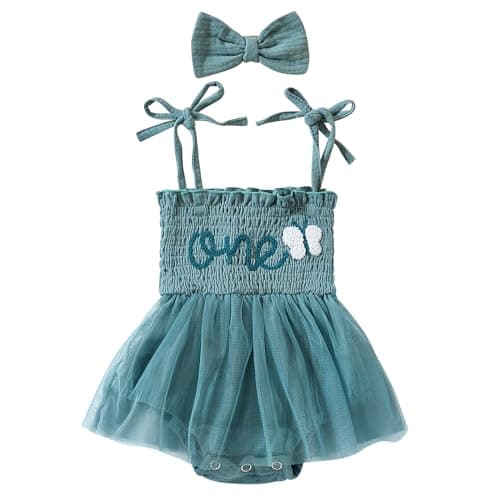 Newborn Baby Girl First Birthday Photo Shoot Outfit