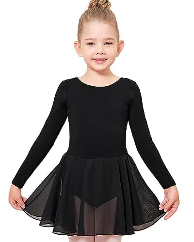 Stelle Long Sleeve Ballet Leotards with Skirt for Girls (Toddler/Big Kid)