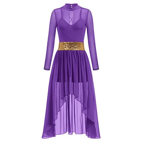 ODASDO Women's Lyrical Dance Long Dress