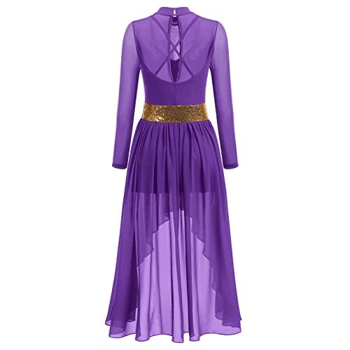 ODASDO Women's Lyrical Dance Long Dress