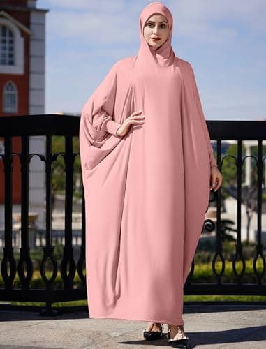 ODASDO Abaya Dress with Hijab for Women