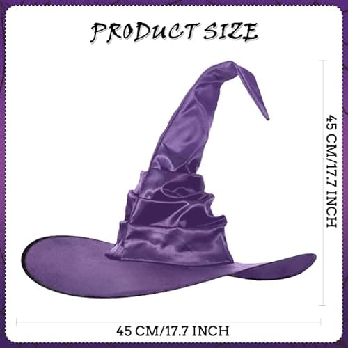 Detachable Witch Hat Headband for Women's Halloween Costume Party