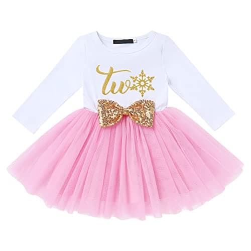 ODASDO Baby Girls Toddler Kids Birthday Party Dresses
