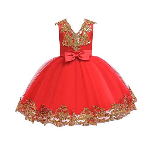 Sequin Bowknot Tutu Princess Dress for Kids