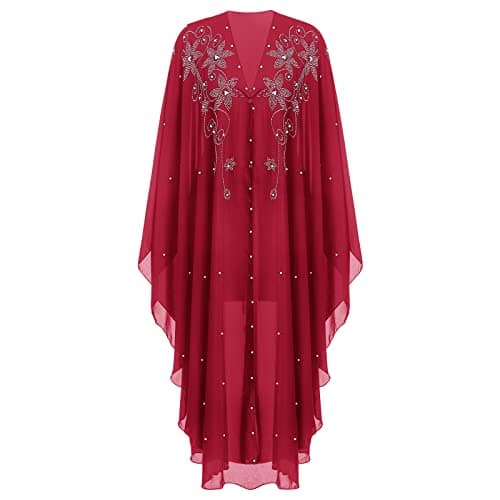 Women's Loose Batwing Sleeve Maxi Dress