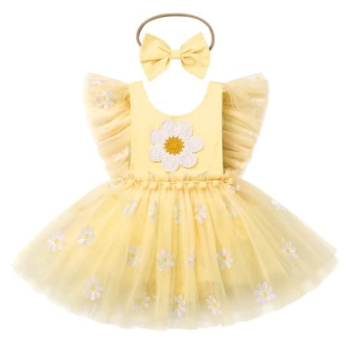 ODASDO Infant Baby Girls Strawberry Flower Dress