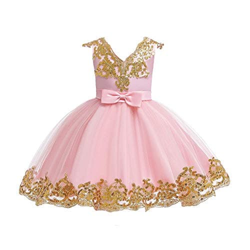 Sequin Bowknot Tutu Princess Dress for Kids