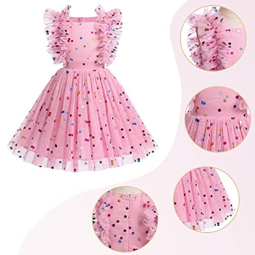 ODASDO Kids Girls Tutu Princess Dress