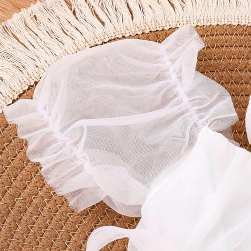 ODASDO Newborn Princess Tulle Tutu Romper Bodysuit