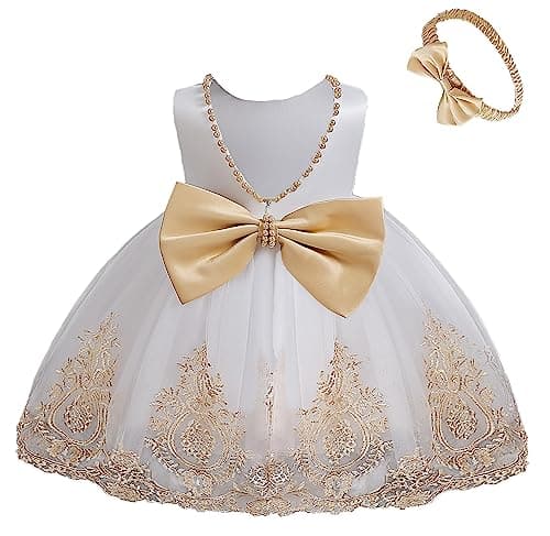 Baby Backless Pageant Dress with Headwear