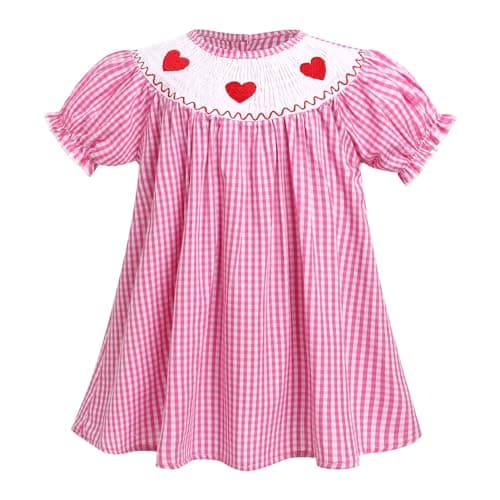 Toddler Girls' Smocked Embroidered A-line Dress